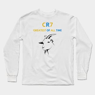 ronaldo goat Long Sleeve T-Shirt